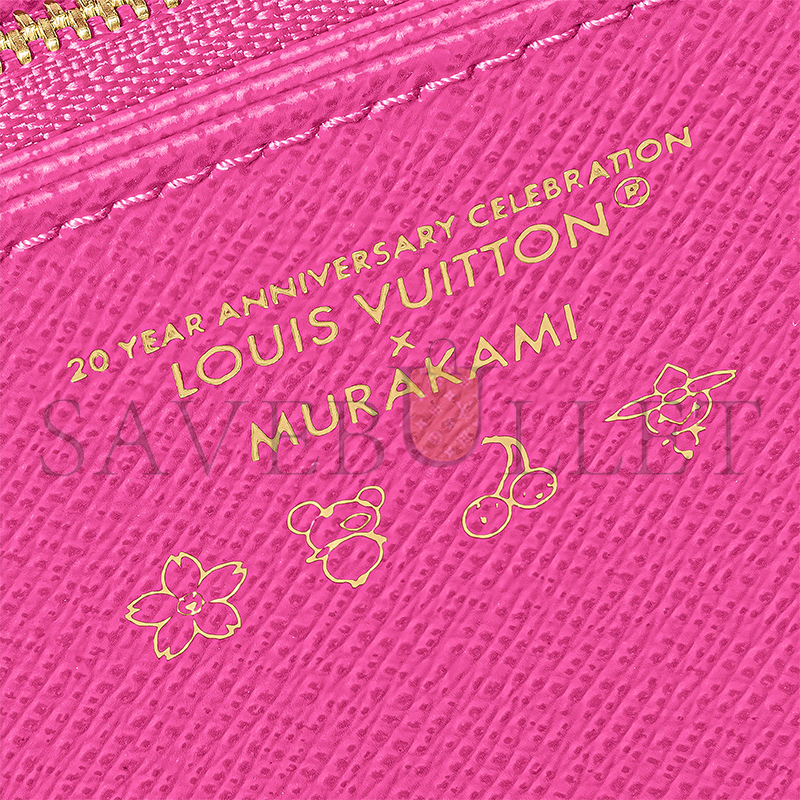 l**is V*t*n murakami lv × tm zippy wallet m14162 (19.5*10.5*2.5cm)